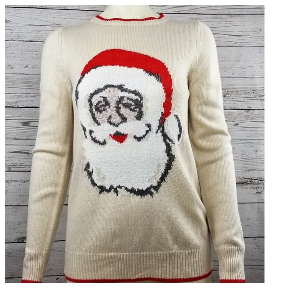 Joe Fresh Santa Face Ugly Christmas 